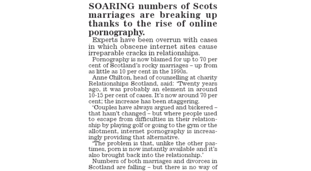Scottish Daily Mail Page 1 text