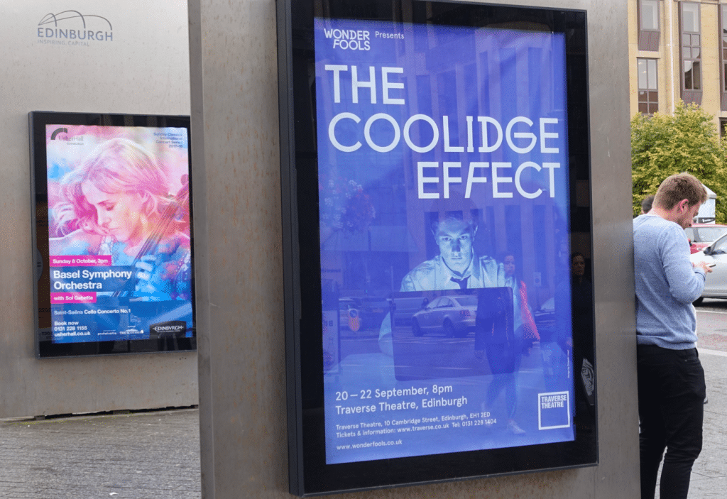 Il poster di Coolidge Effect al Traverse Theatre