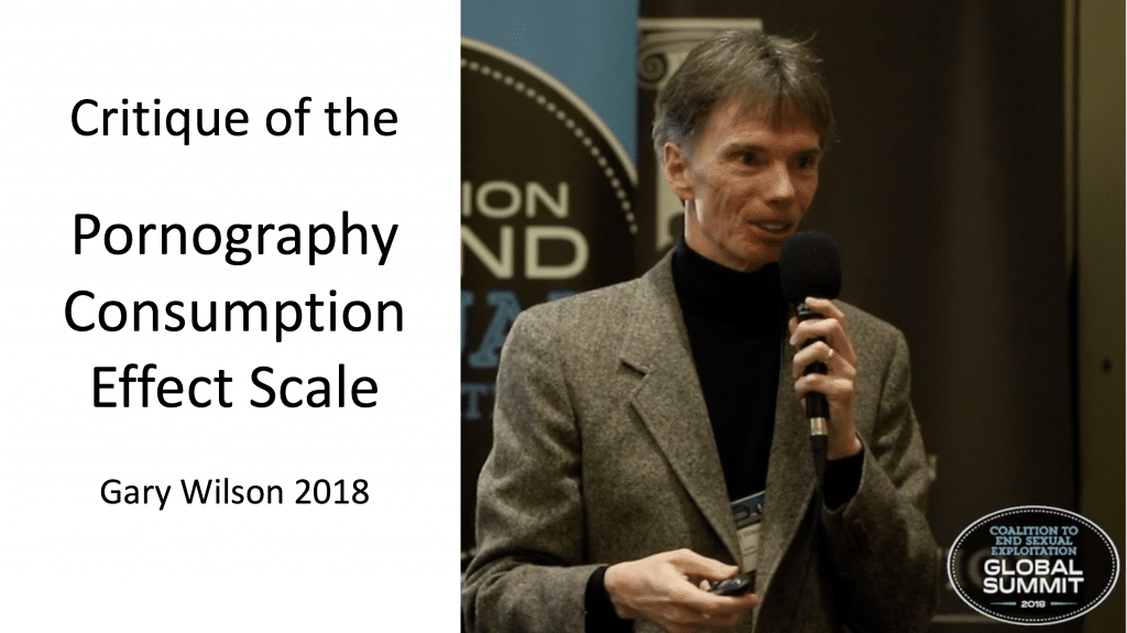 Gary Wilson's critique of the Pornography Consumption Effect Scale Hald and Malamuth 2008