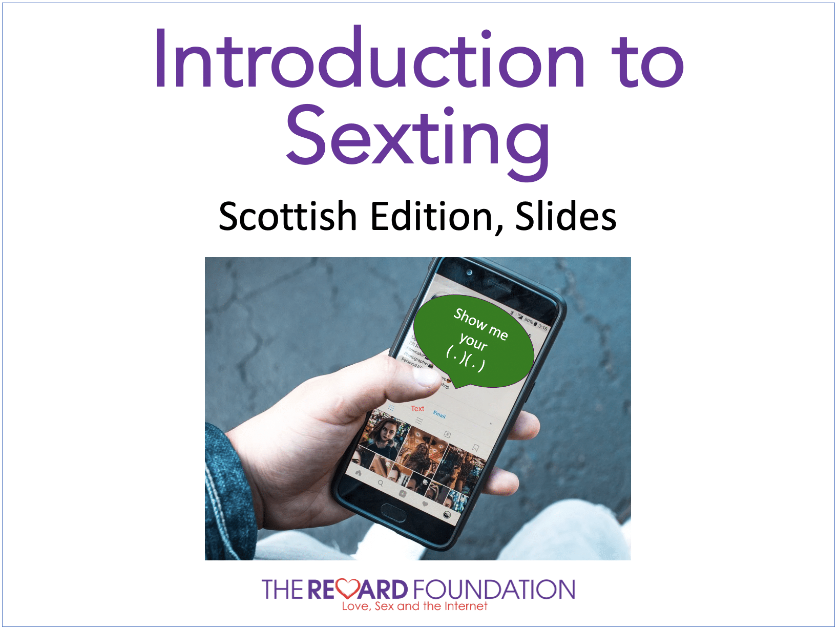 Introduction aux diapositives de sexting