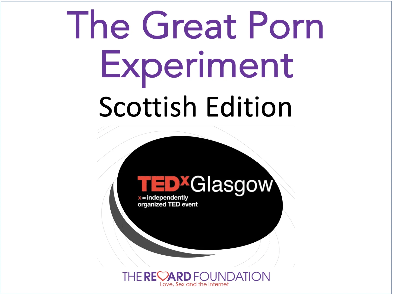 1634px x 1228px - The Great Porn Experiment, Scottish Edition, Reward Foundation