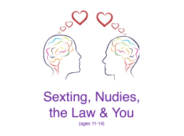 sexting nudies law you